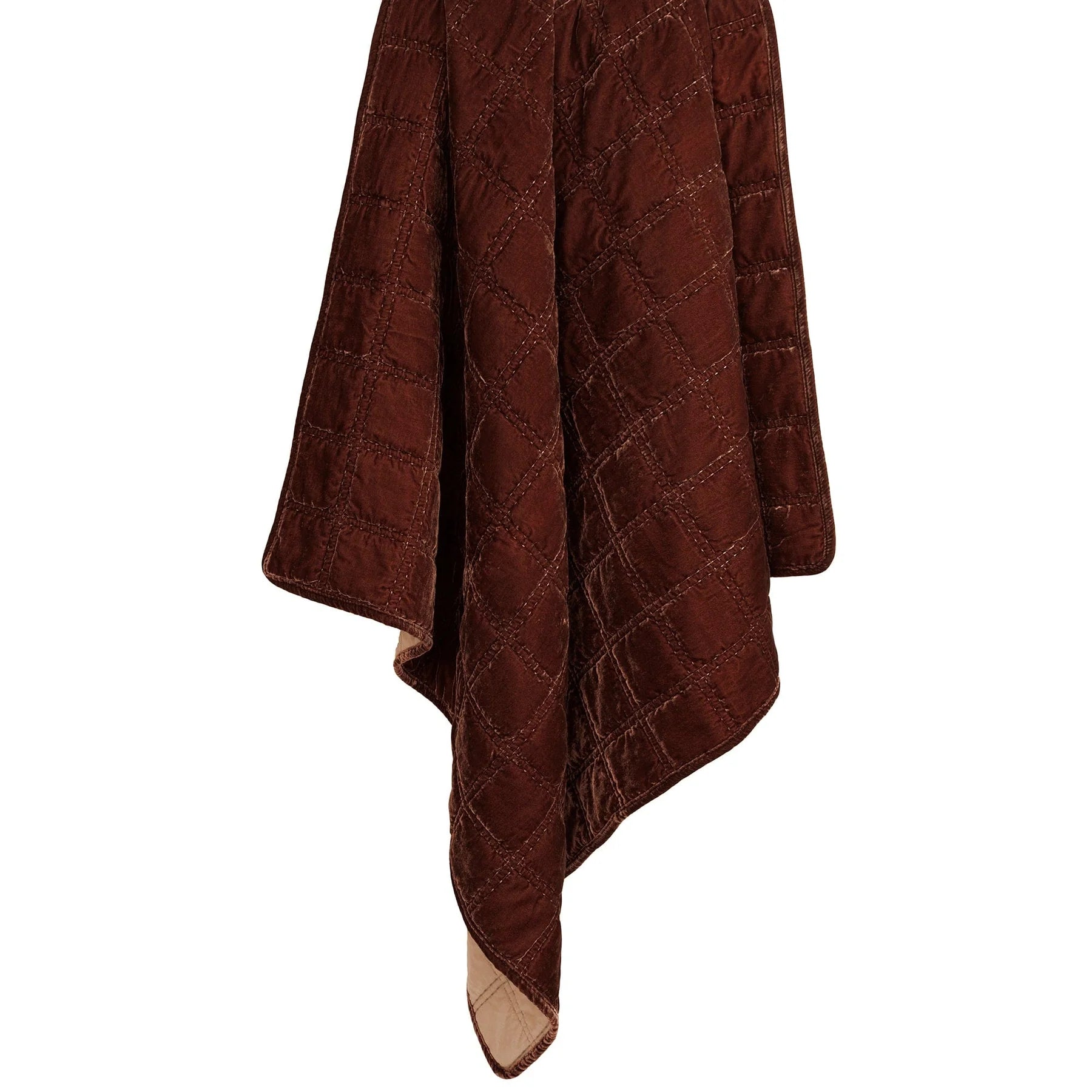 Western Velvet Box Stitch Throw