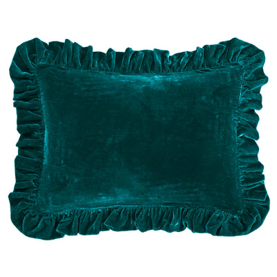 Stella Faux Silk Velvet Oblong Pillow