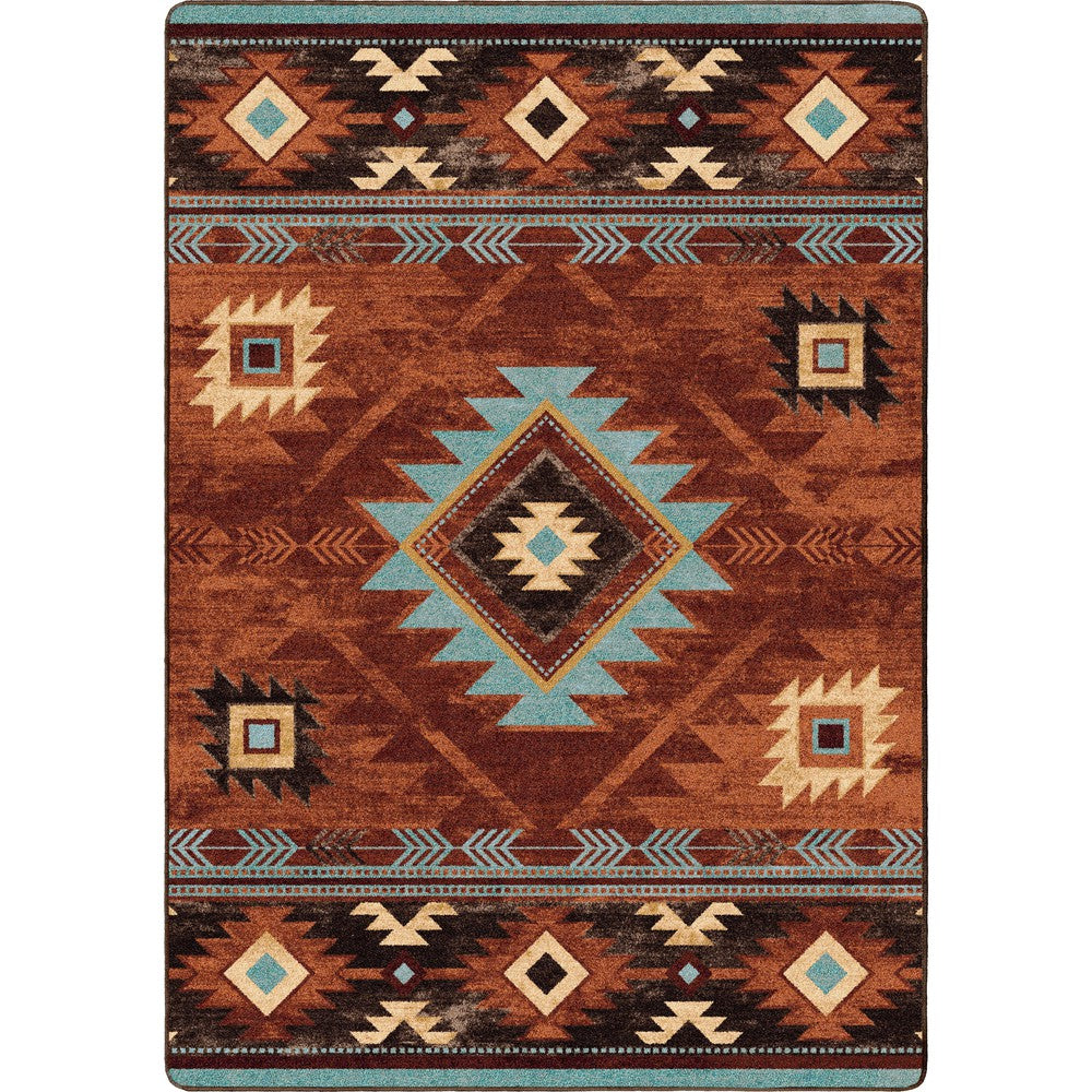 Whiskey River - Rust Rug – ITWHome