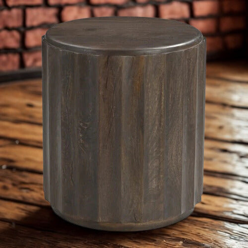 Austen Round Wood End Table