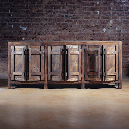 Amarillo Ridge Buffet doors open revealing interior shelving and storage space