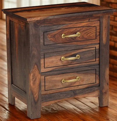 Aurora 3 Drawer Nightstand