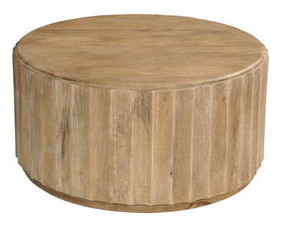 Austen Round Wood Coffee Table