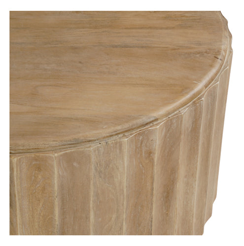 Austen Round Wood Coffee Table