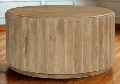Austen Round Wood Coffee Table
