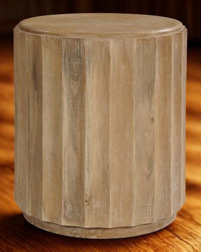Austen Round Wood End Table