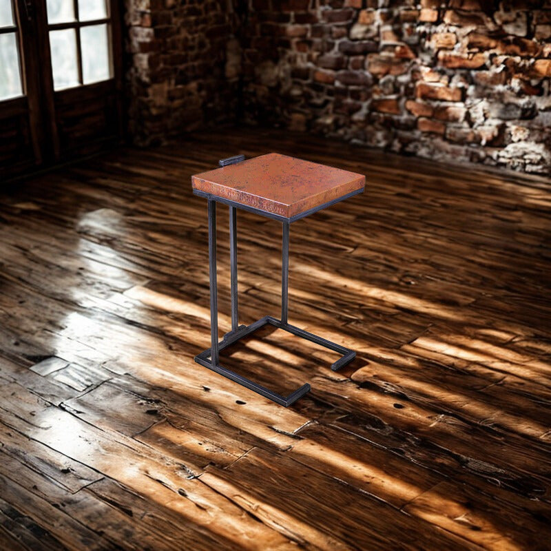 Escalade Copper Side Table