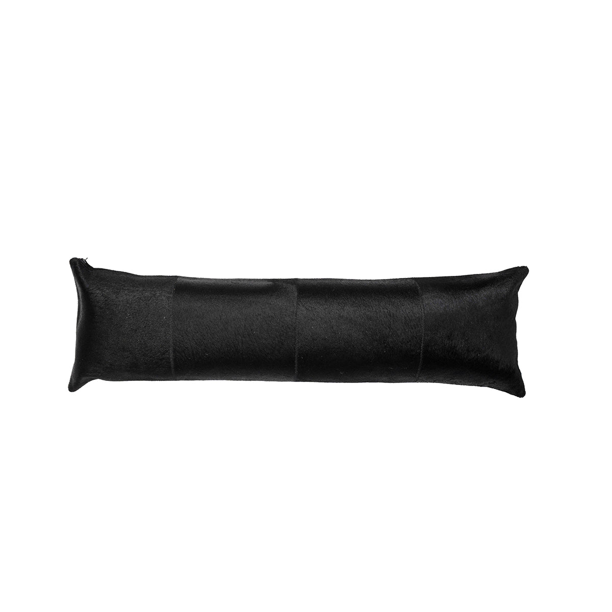 Black Cowhide Patchwork Pillows