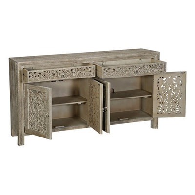 rustic mango wood sideboard