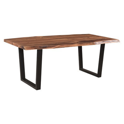 rustic acacia wood dining table