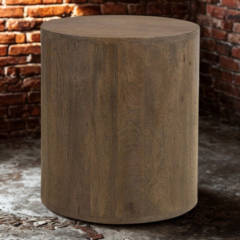Lewiston Drum End Table