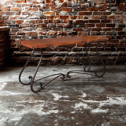 Segovia Copper Sofa Table