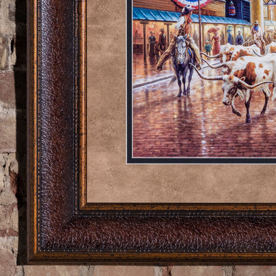 Fort Worth Stock Yards Painting by Jack Terry