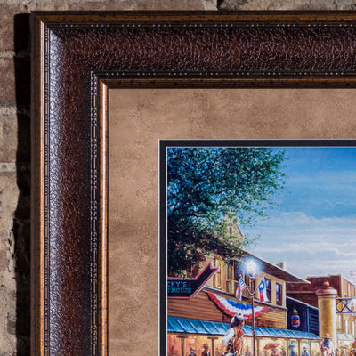 Fort Worth Stock Yards Painting by Jack Terry