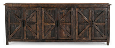 Fortville Reclaimed Wood 6 Door Sideboard