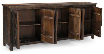 Fortville Reclaimed Wood 6 Door Sideboard