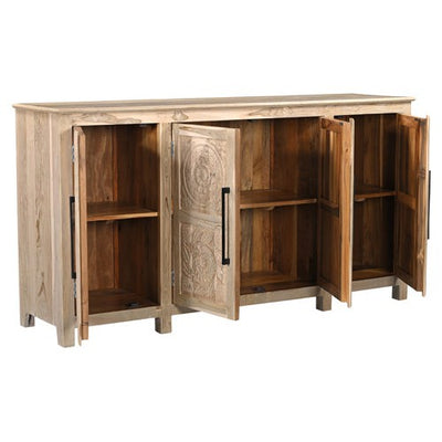 upscale teak wood sideboard