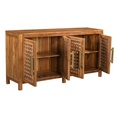 upscale teak wood sideboard