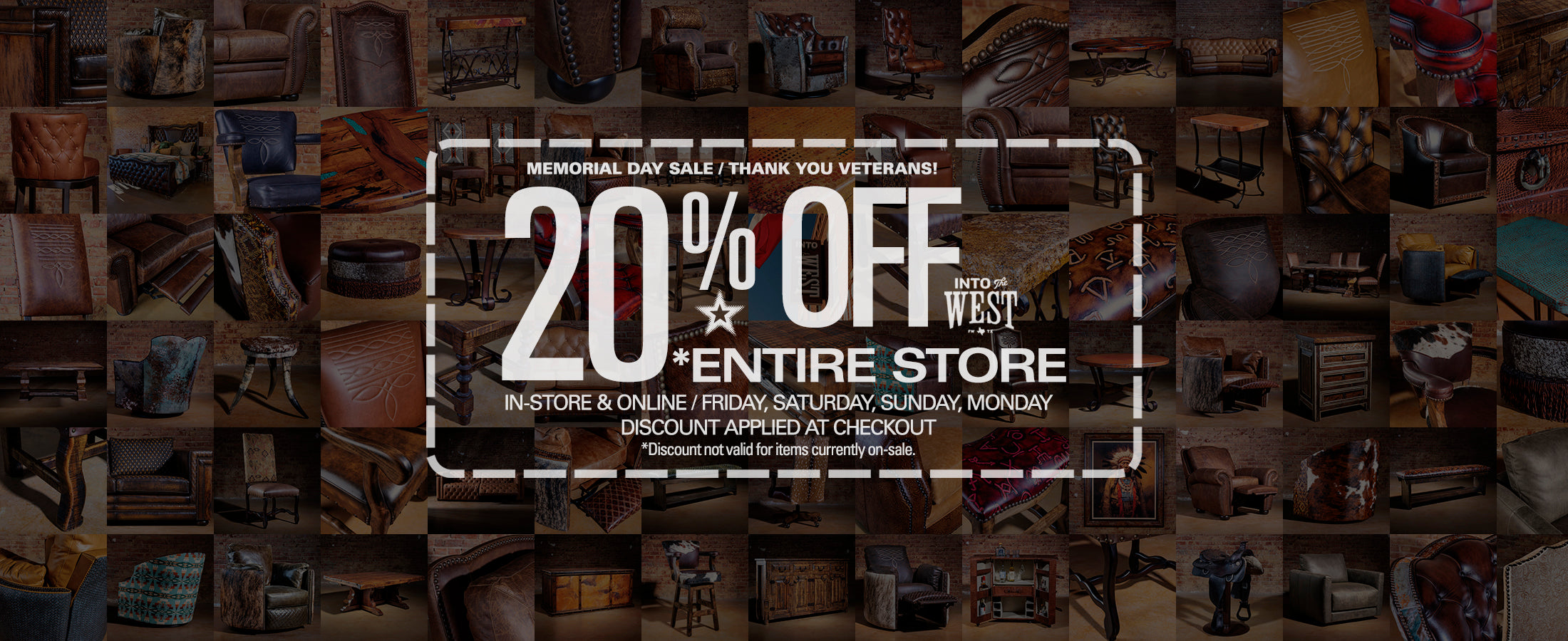 western furniture memorial day sale