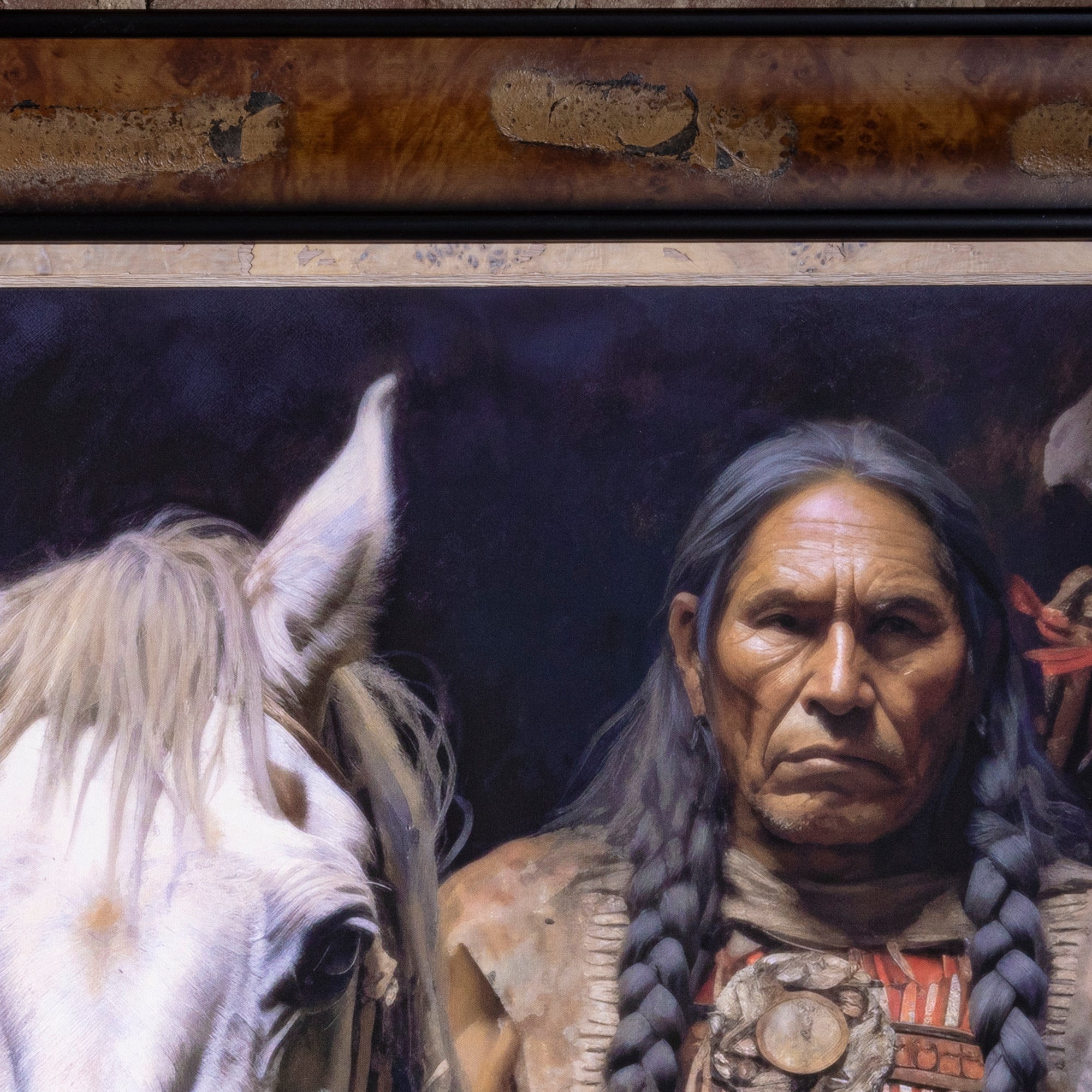 the noble rider oil painting by artist jm west