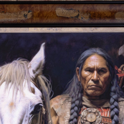 the noble rider oil painting by artist jm west