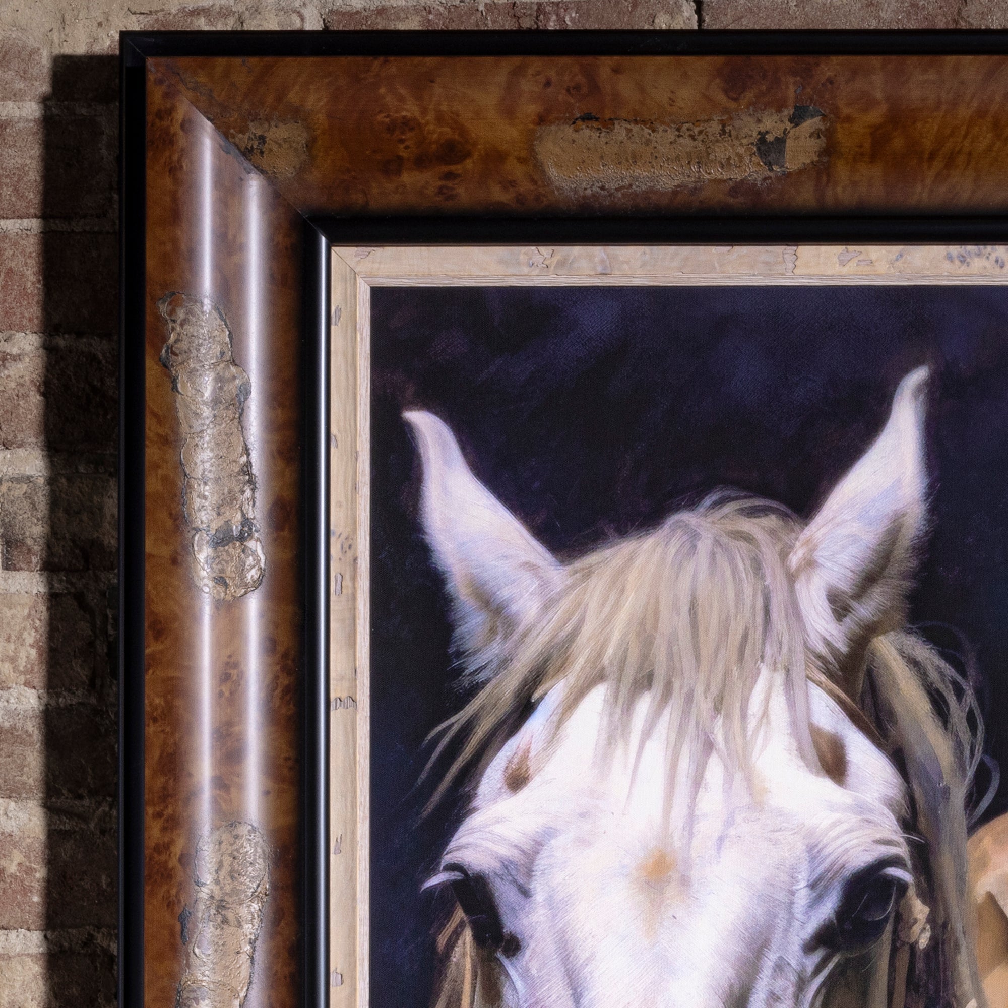 the noble rider oil painting by artist jm west