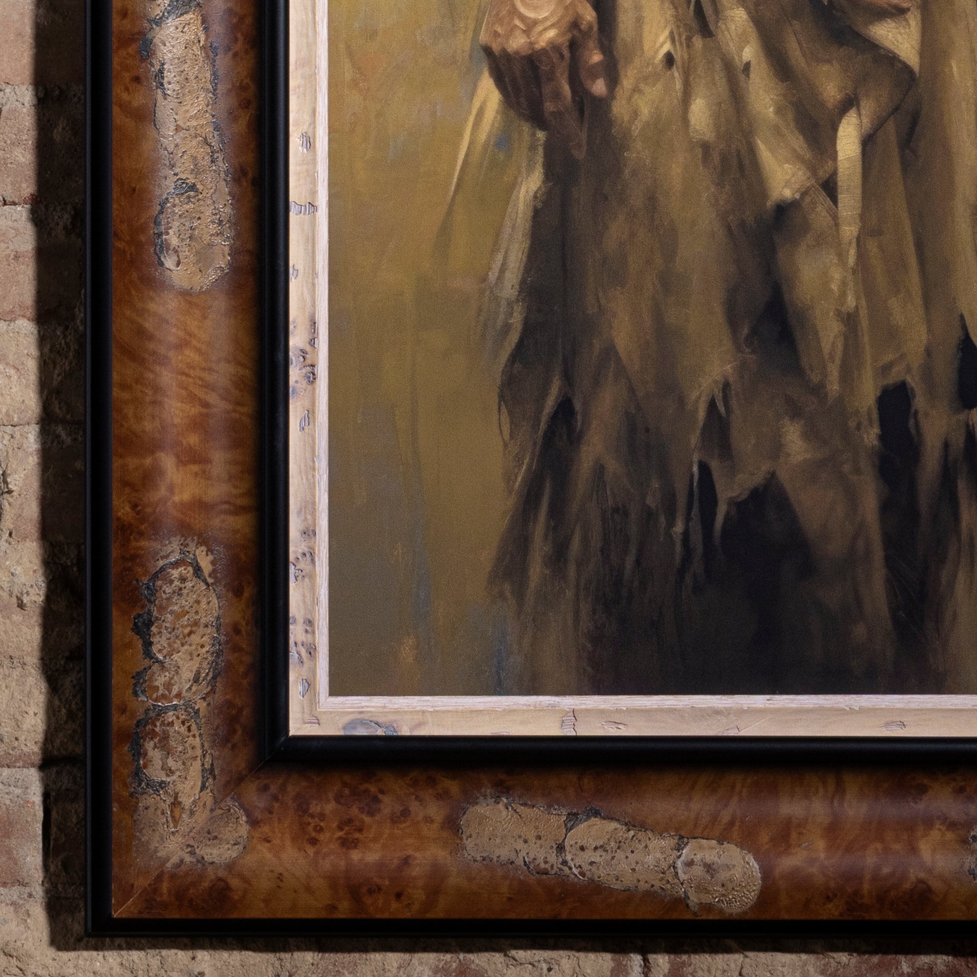 Western Indian Portrait Painting by artist J.M. West.