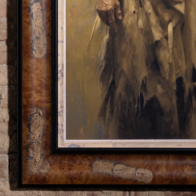 Western Indian Portrait Painting by artist J.M. West.