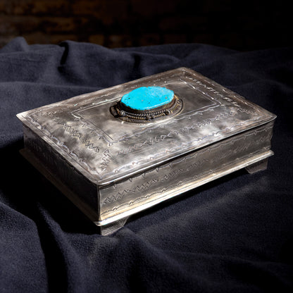 Comstock Turquoise Heirloom Box — by J. Alexander