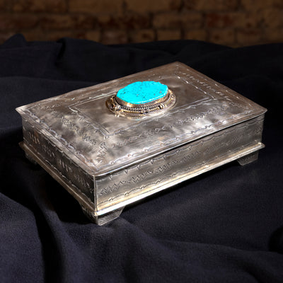 Comstock Turquoise Heirloom Box — by J. Alexander