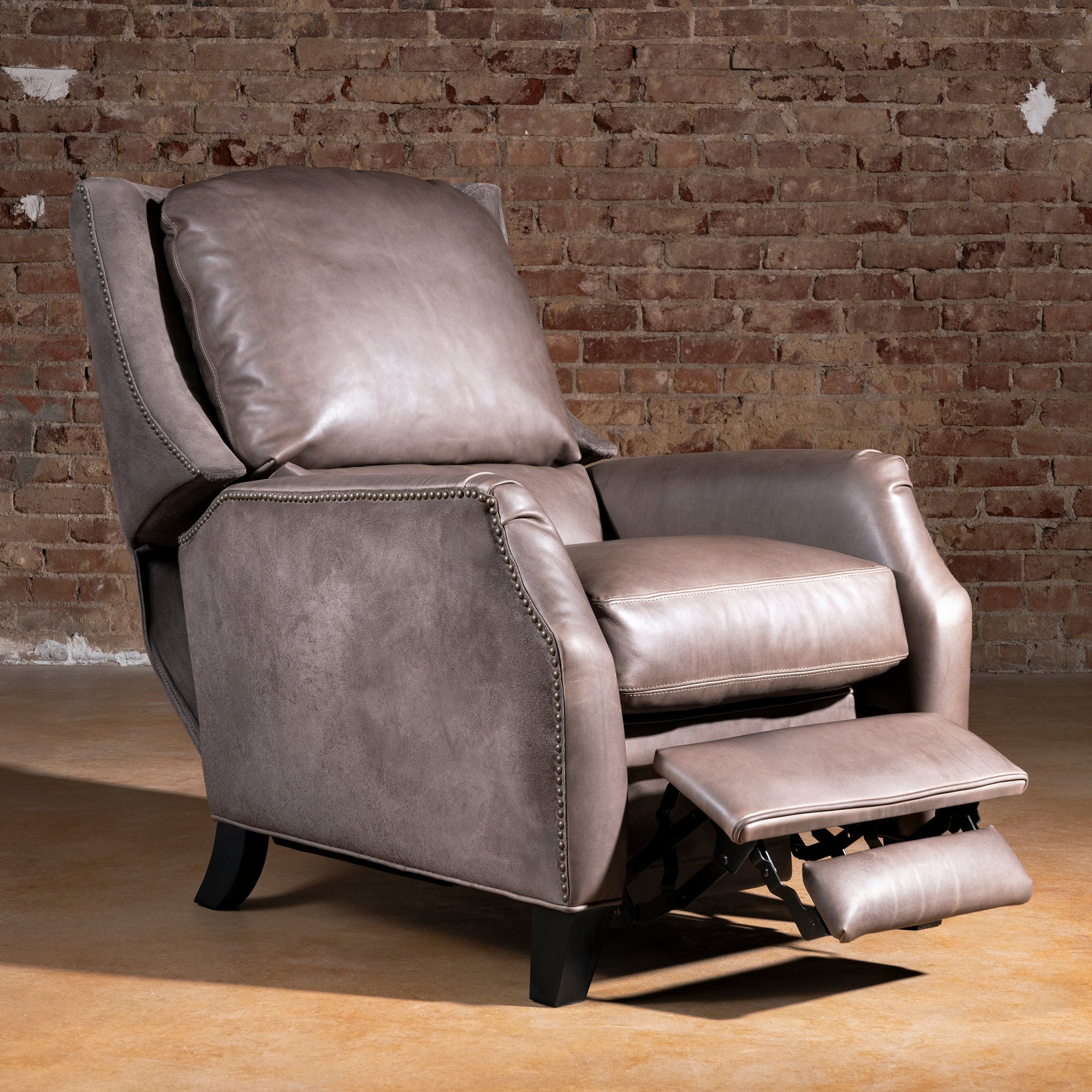 Silver Spur Recliner in mid reclined position