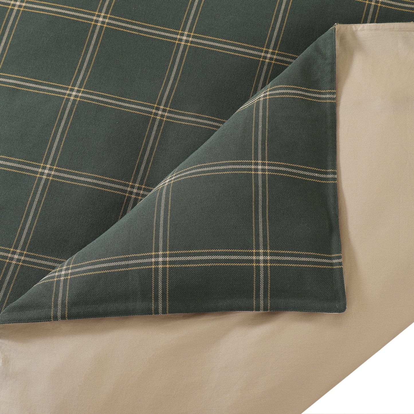 Windowpane Plaid Comforter Set