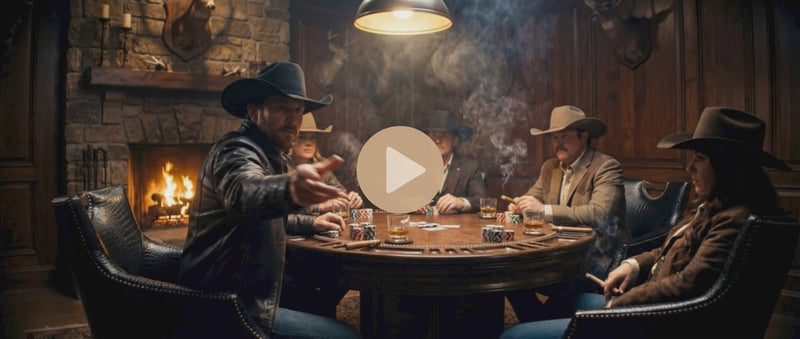 Cimarron Noir Western Poker Chair Promo