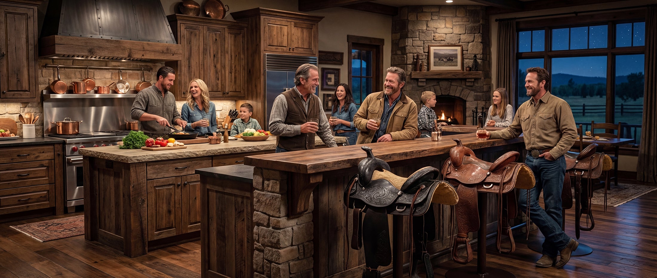 retired cowboy saddle western bar stools on iron bases