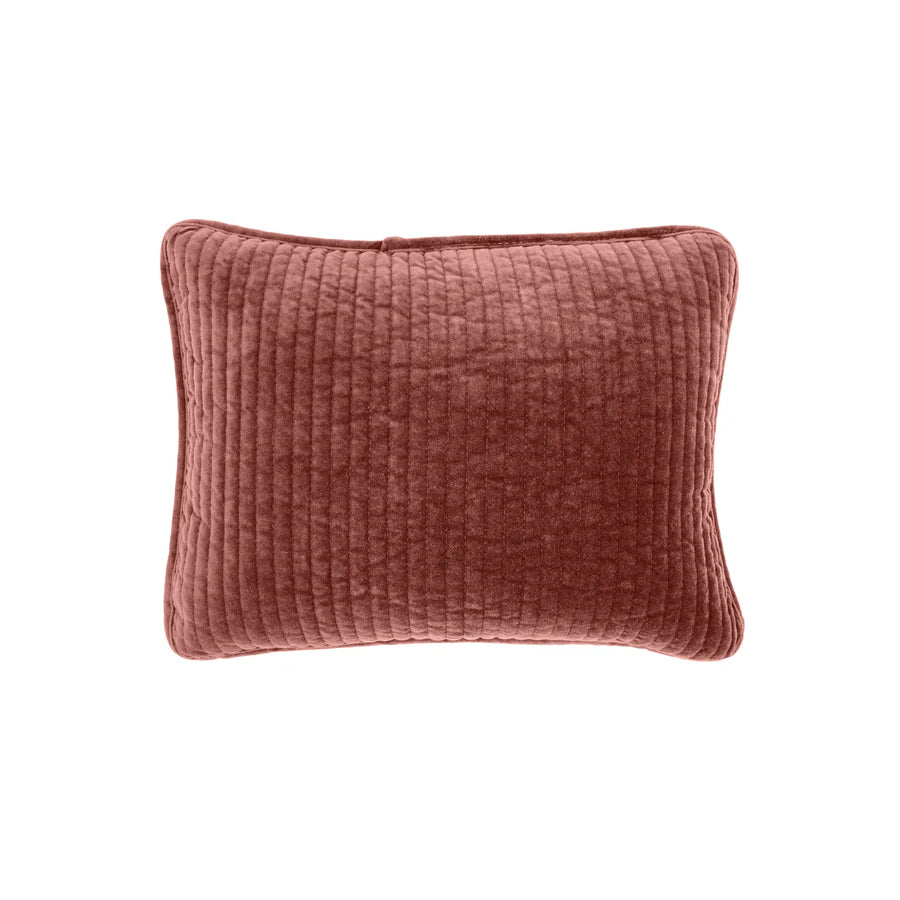 Stonewashed Cotton Velvet Boudoir Pillow