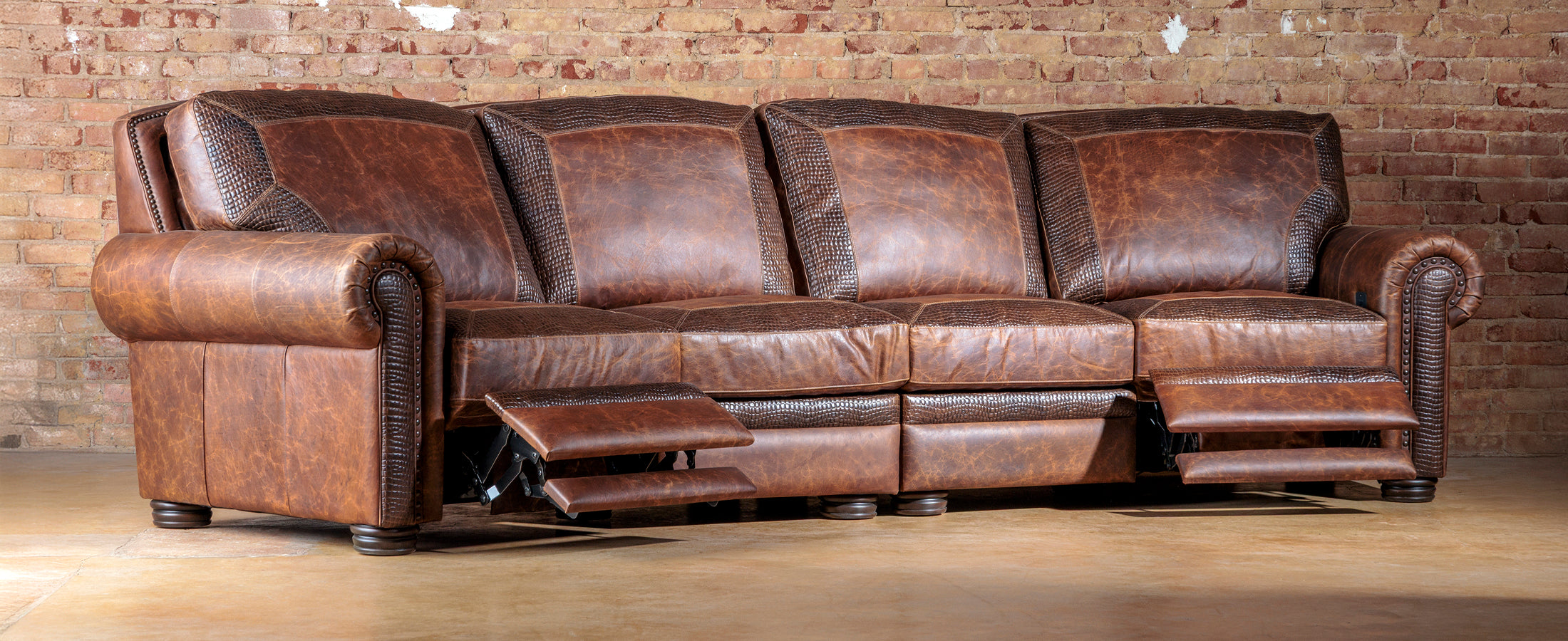 high-end western leather sofas