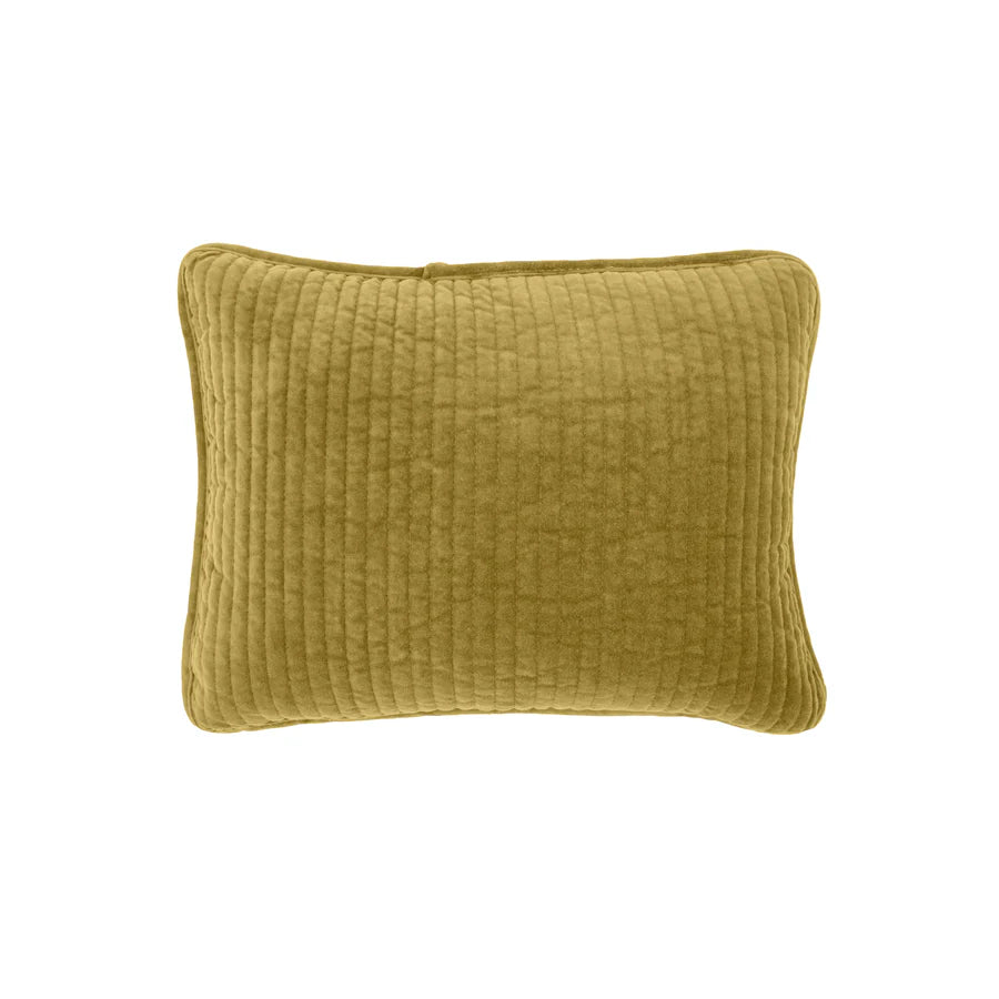 Stonewashed Cotton Velvet Boudoir Pillow