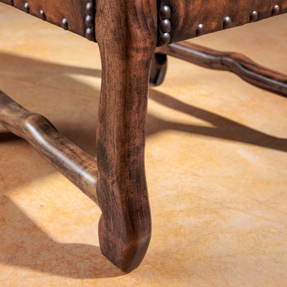 Western Button Tufted Arm Chair
