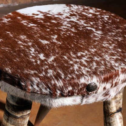Bull Horn Tripod Side Table