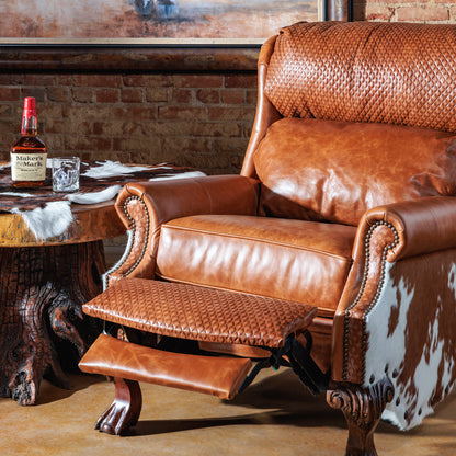 Leather Cowhide Recliner
