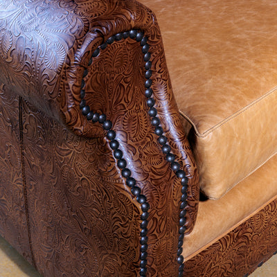 western-tooled-leather-conversational-sofa