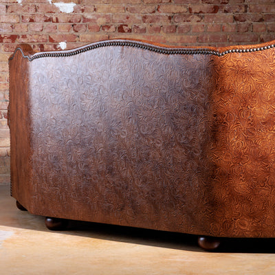 western-tooled-leather-conversational-sofa